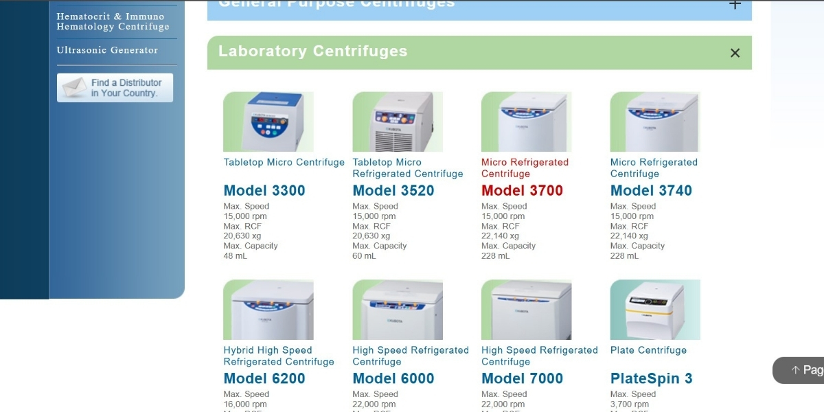 برند خارجی سانتریفیوژ برای آزمایشگاه