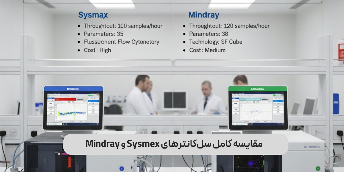 مقایسه دستگاه سل کانتر Sysmex و Mindray