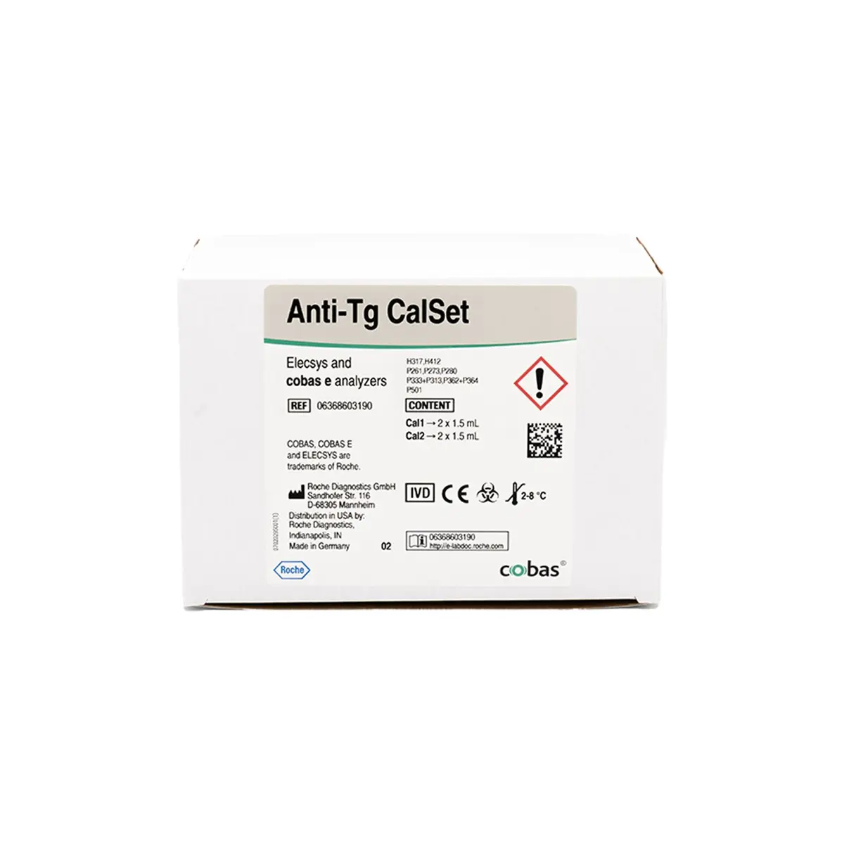 Roche Anti-Tg CalSet کالیبراتور آزمون Anti-Tg Roche Elecsys