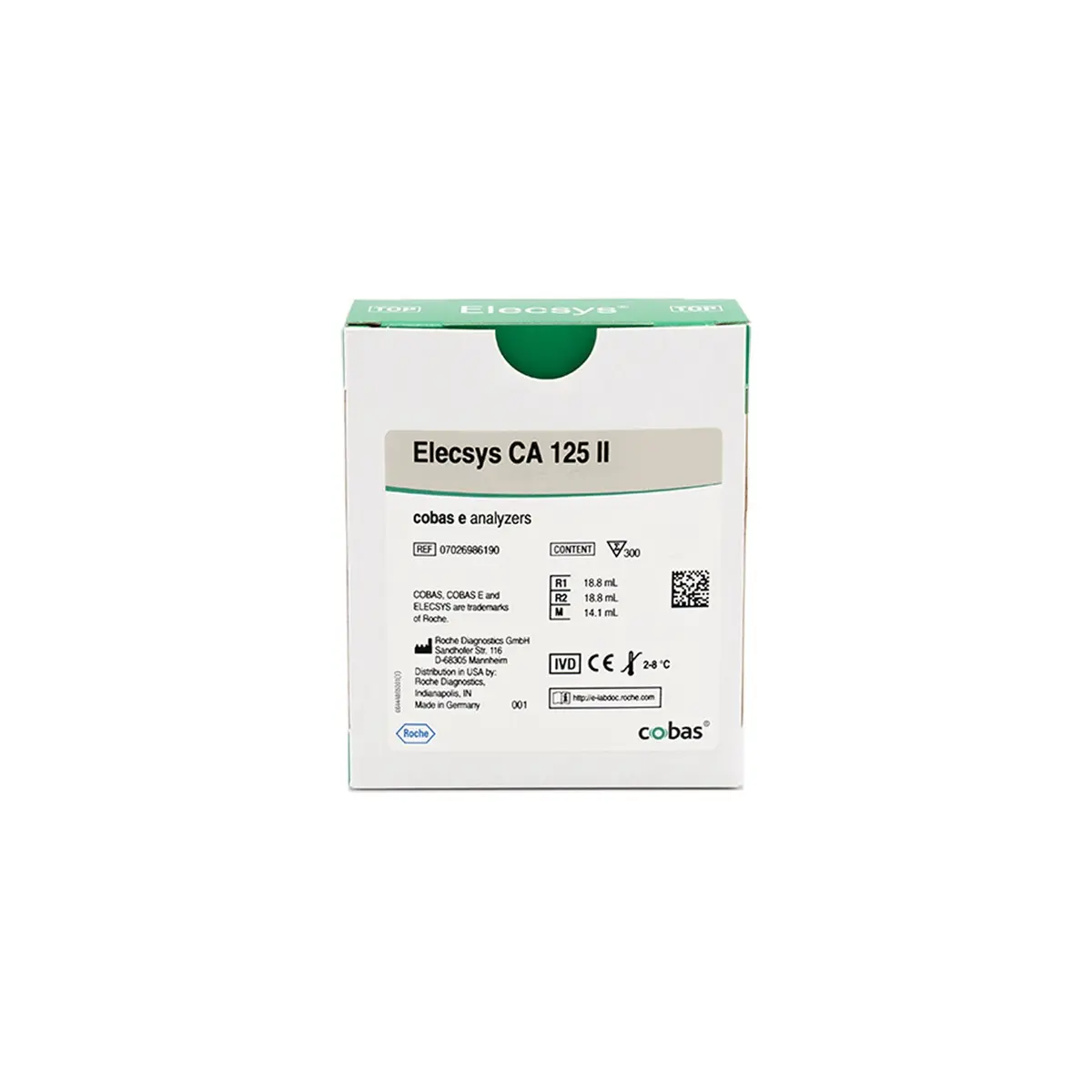 Roche Elecsys CA 125 II کیت تومور مارکر CA 125 برای دستگاه Roche cobas e